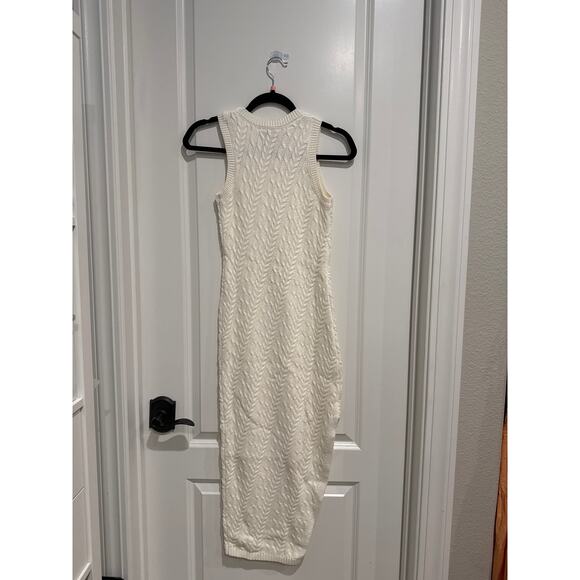 MSRP $138 NWT Liv Bias Dress in Chalk Stitches & Stripes Size S | SAME DAY SHIP - Picture 5 of 9